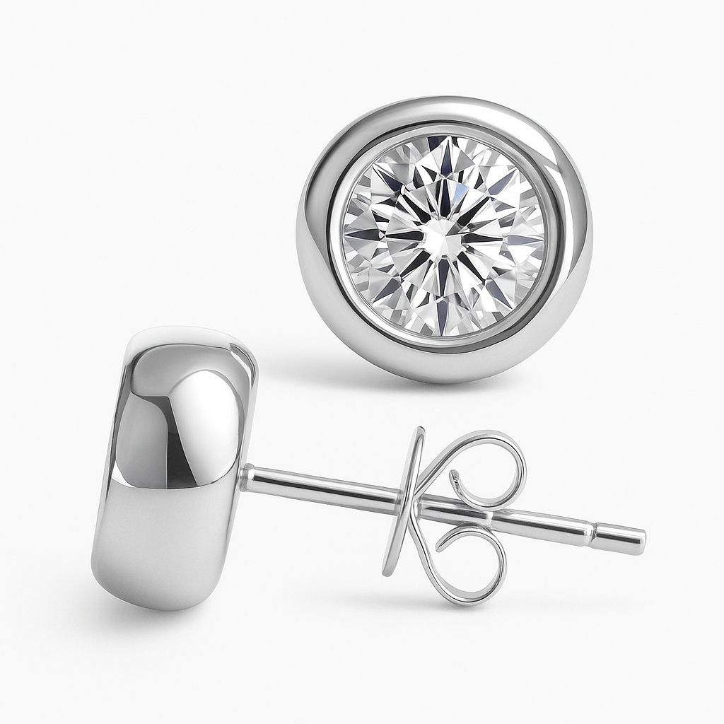 Bree Round Stud Earrings