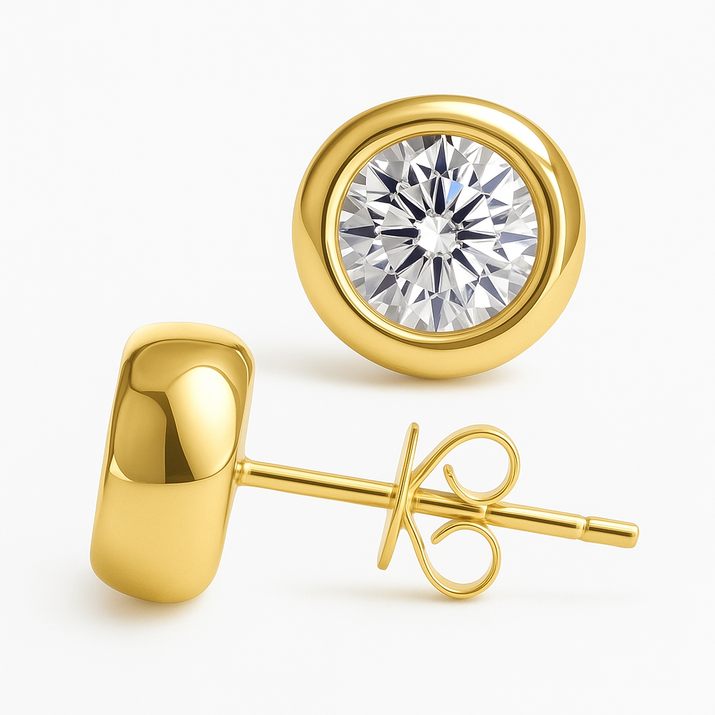 Bree Round Stud Earrings