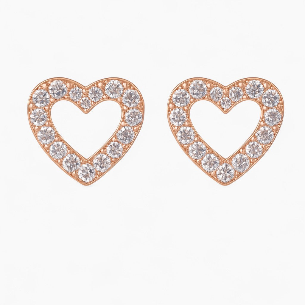 Amora Round Stud Earrings