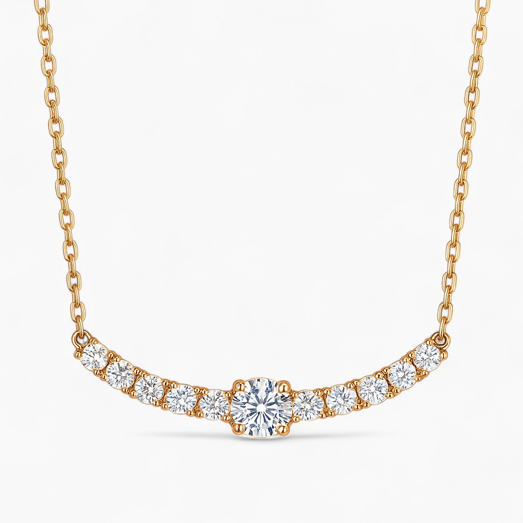 Arcelle Round Bar Necklace