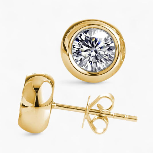 Bree Round Stud Earrings