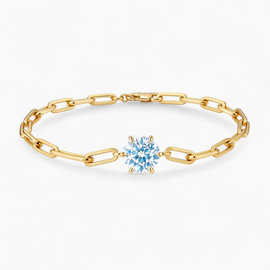 Coretta Round Chain Bracelet
