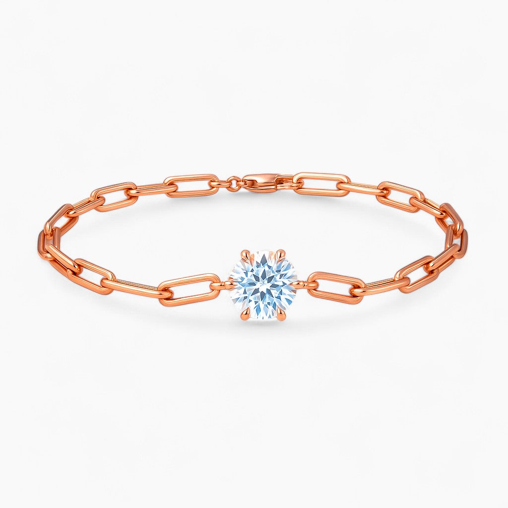 Coretta Round Chain Bracelet