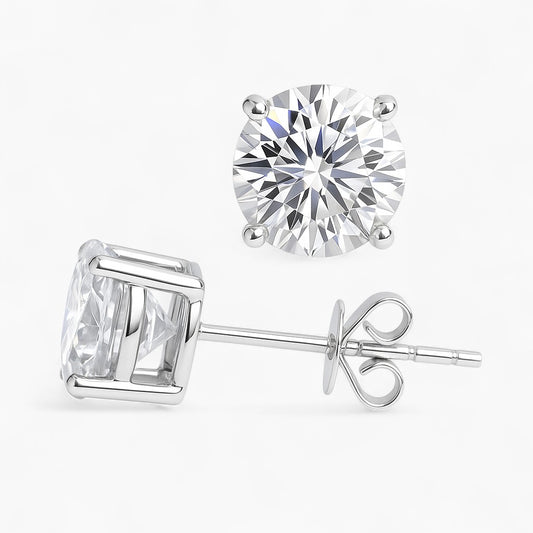 Elle Round Stud Earrings