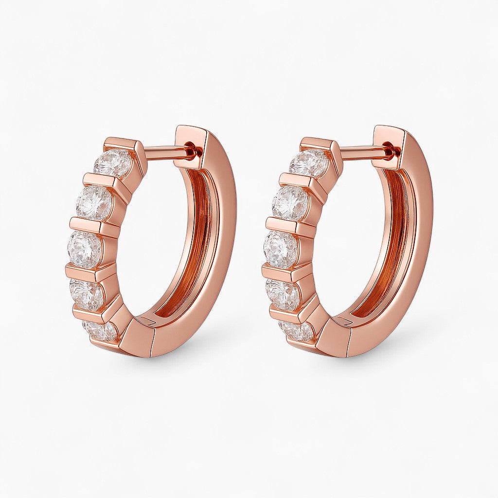 Tilda Round Hoop Earrings