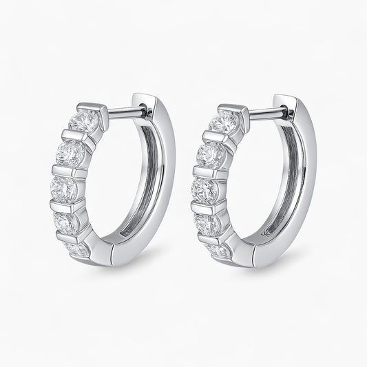 Tilda Round Hoop Earrings