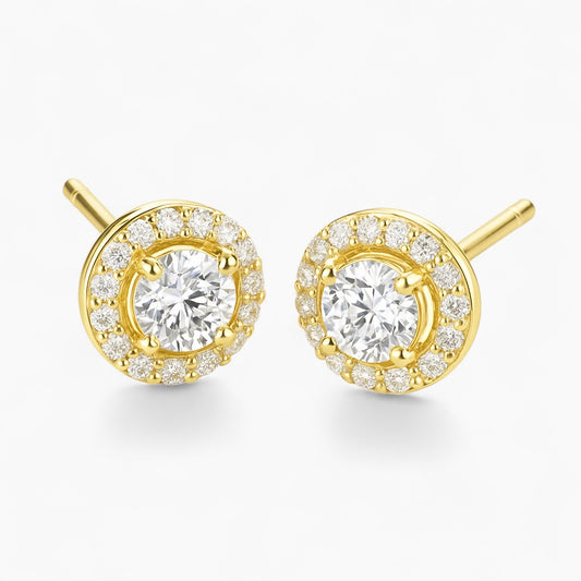 Rosalie Round Stud Earrings
