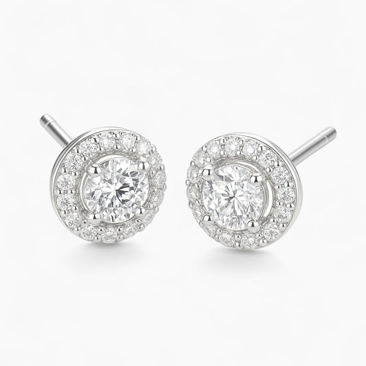 Rosalie Round Stud Earrings
