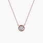 Tara Round Solitaire Necklace