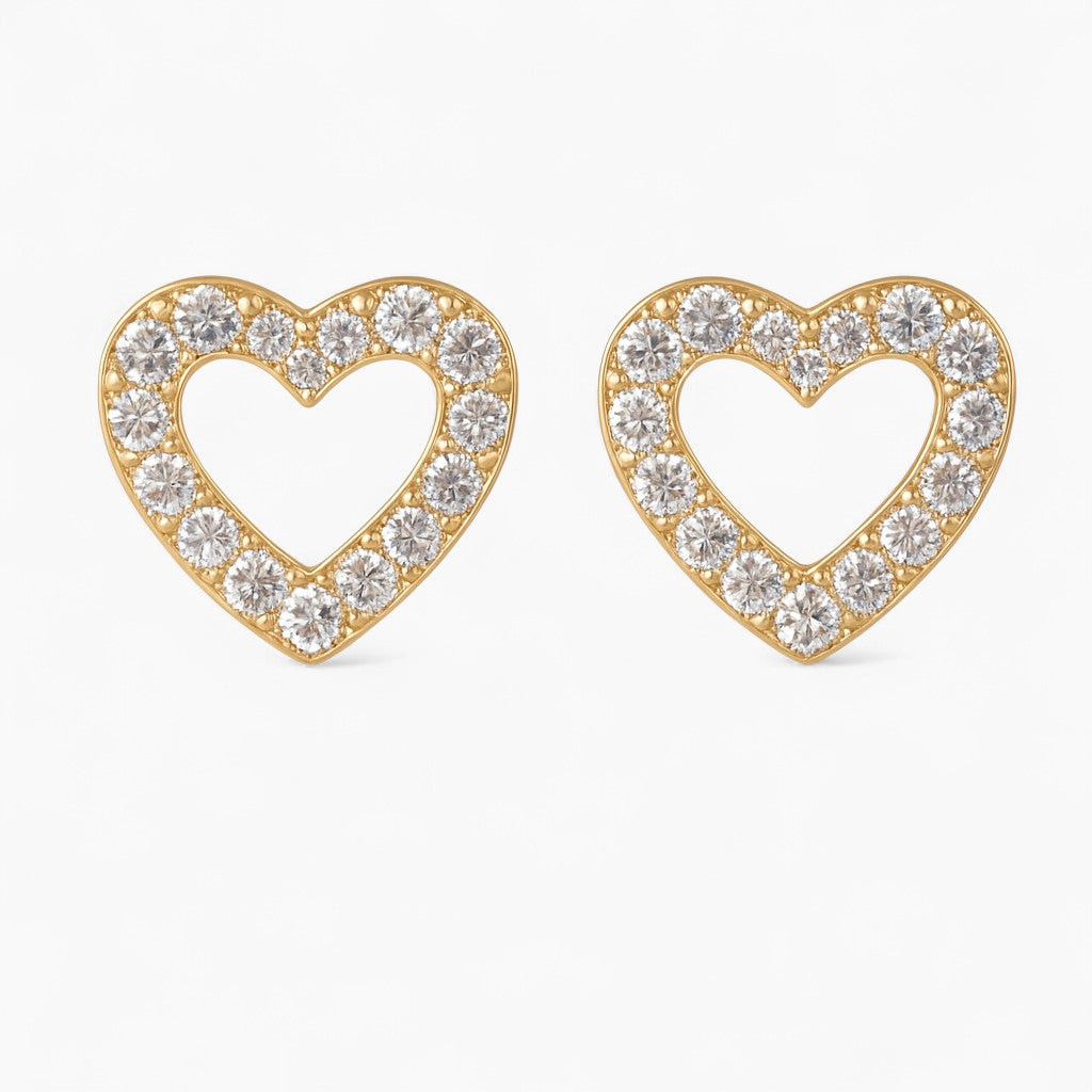 Amora Round Stud Earrings