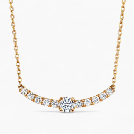 Arcelle Round Bar Necklace