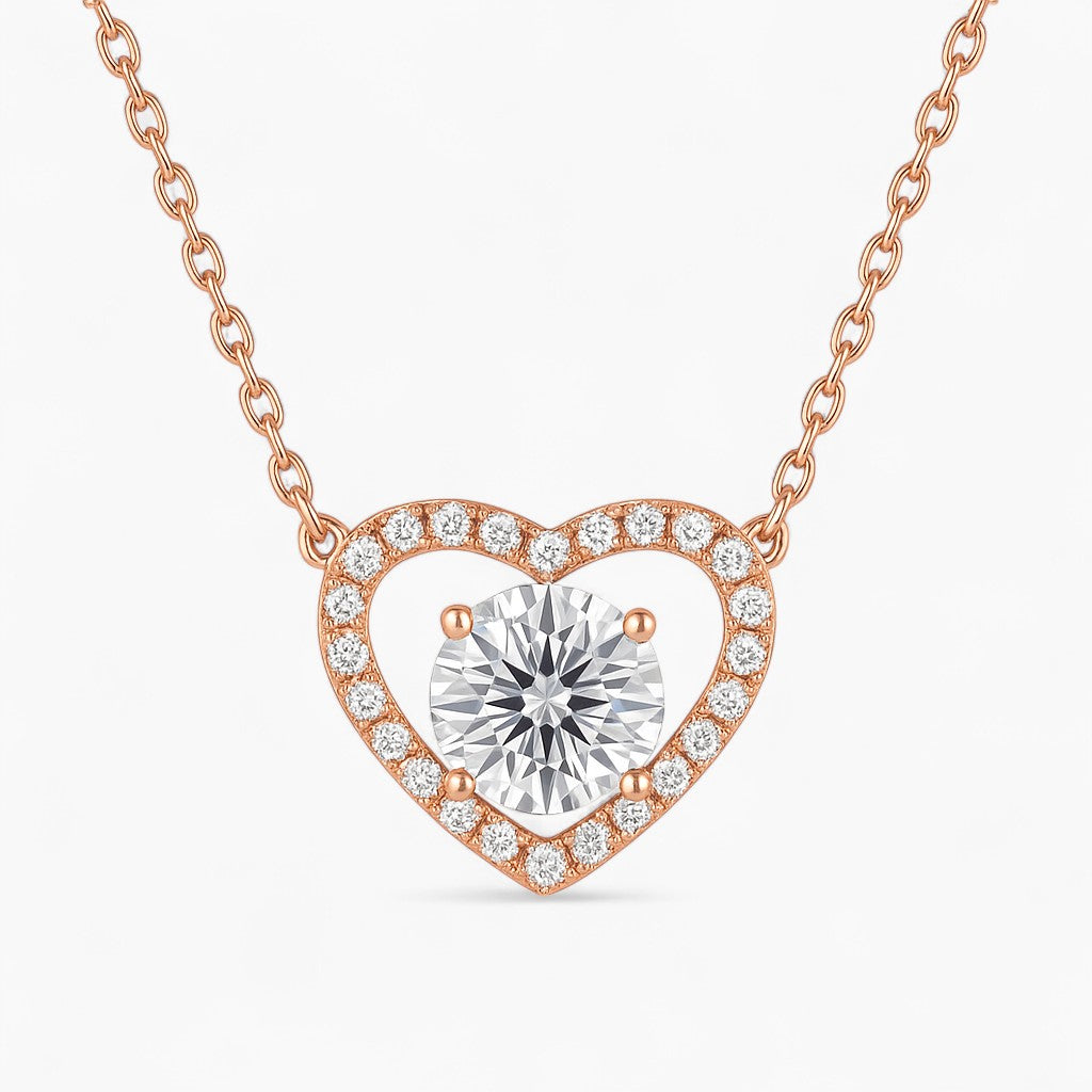 Beloved Round Pendant Necklace