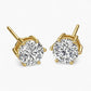 Lena Round Stud Earrings