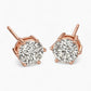 Lena Round Stud Earrings
