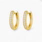 Clara Round Hoop Earrings