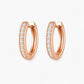 Clara Round Hoop Earrings