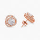 Fiona Round Stud Earrings