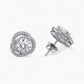 Fiona Round Stud Earrings