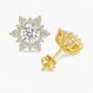 Frostine Round Stud Earrings