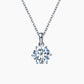 Lena Round Solitaire Necklace