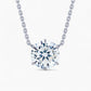 Seraphine Round Solitaire Necklace