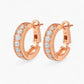 Silvia Round Hoops Earrings