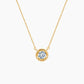 Tara Round Solitaire Necklace