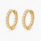 Venus Round Hoop Earrings