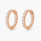 Venus Round Hoop Earrings