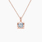 Lumi Round Solitaire Necklace